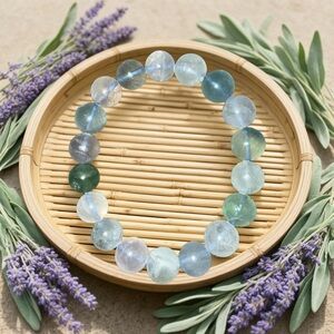 🆕 11.5MM Fluorite Bracelet